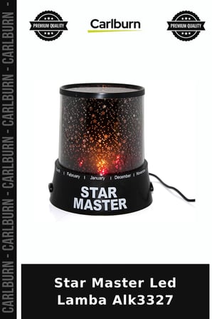 Özel Üretim Gece Lambası Dekoratif Yıldızlı Oda Aydınlatma Star Master Led Lamba Alk3327