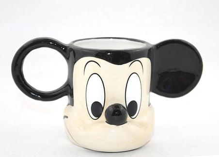Özel Üretim Hediyelik Sevimli Karakter Mutfak Tasarım Porselen Mickey Mouse Kupa Bardak Alk3424