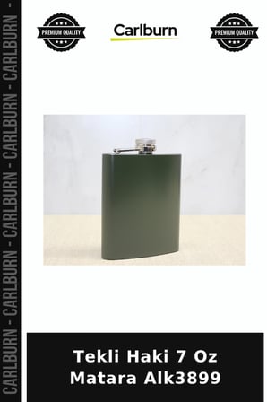 Özel Üretim Cep Outdoor Aksesuar Hediye Erkek Tekli Haki 7 Oz Matara Alk3899