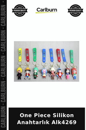 Özel Üretim Anime Aksesuar Karakter Koleksiyon One Piece Silikon Anahtarlık Alk4269