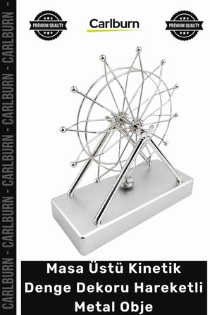 Özel Üretim Ofis Hediyesi Modern Tasarım Newton Masa Üstü Kinetik Denge Dekoru Hareketli Metal Obje