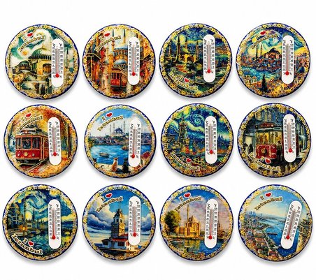 #Magnet Hediyelik Hatıra Turistik Dekoratif Şehir Baskılı İstanbul Temalı Buzdolapı Süsü Magnet