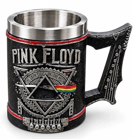 Özel Üretim Müzik Tasarım Koleksiyon Pink Floyd 3 D Kabartmalı Paslanmaz Çelik Kupa Bardak Alk6575
