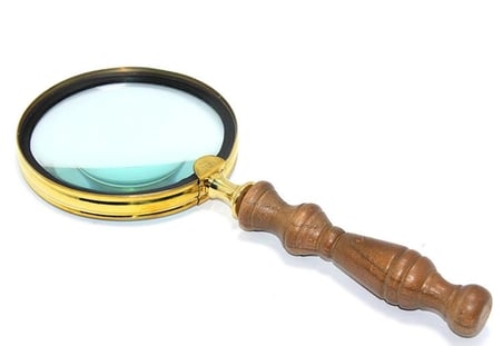 Özel Üretim Antika Görünüm Dekoratif Hediyelik El Yapımı Optik Mercek Şık Ofis Pirinç Büyüteç Sl189