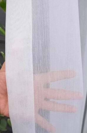 Briz Perde Keten Tül Çubuklu Kelebek Özel Ölçülü Dikim Enxboy