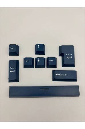 9 Tuş Keycaps PBT Tuş Takımı Mekanik Klavye Oyuncu Klavyesi Klavye Aksesuar