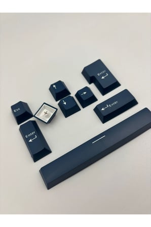 9 Tuş Keycaps PBT Tuş Takımı Mekanik Klavye Oyuncu Klavyesi Klavye Aksesuar