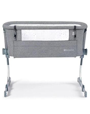 Kinderkraft Uno Up Anne Yanı Beşiği - Grey Melange