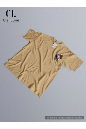 Unisex King And Rose Özel Tasarım - Oversize T-Shirt
