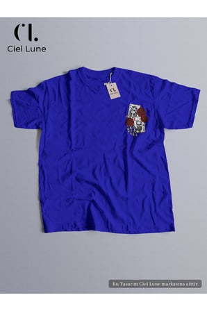 Nevermind Unisex King And Rose Oversize Tişört