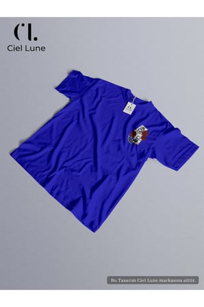 Nevermind Unisex King And Rose Oversize Tişört