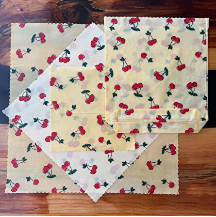 BİOBEZ 4’lü BEZ SET/ kirazlı