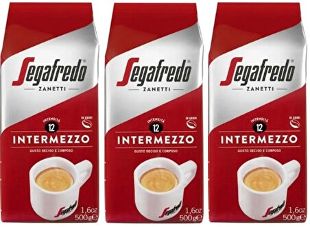 Segafredo Zanetti Intermezzo Çekirdek Kahve 1,5 kg ( 500 gr x 3)