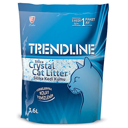 Trendline Tozsuz Silika Kedi Kumu 3,6 Lt X 5 Adet