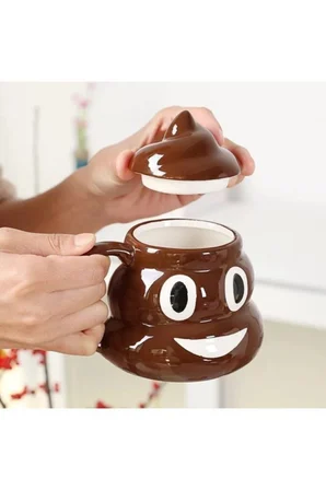 Poo Temalı Kupa Bardak