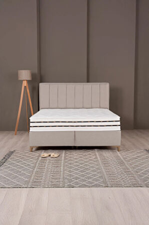 Comfort Lüks Sleepy Baza, Başlık Ve Paket Yaylı Yatak Seti