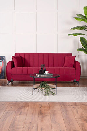 Linda Koltuk Takımı 3 2 B Bordo