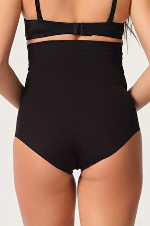 Lazer Kesim Slip Korse Siyah | MI 2708 