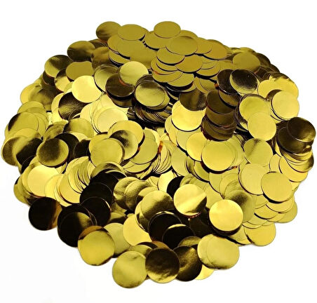 GOLD balon içi konfeti şeffaf balon içi