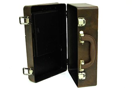 Dekoratif Metal Çerçeve Televizyon Temalı Vintage Hediyelik