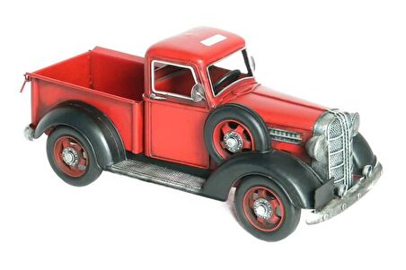 Dekoratif Metal Nostaljik Kamyon Vintage Dekoratif Hediyelik