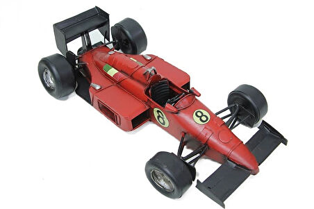 Dekoratif Metal Yarış Arabası