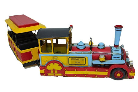 Dekoratif Metal Tur Lokomotifi