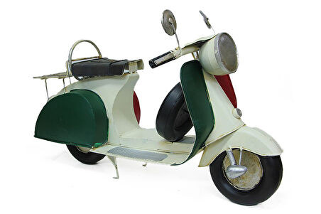 Dekoratif Metal Scooter