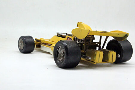 Dekoratif Metal Yarış Arabası Biblo