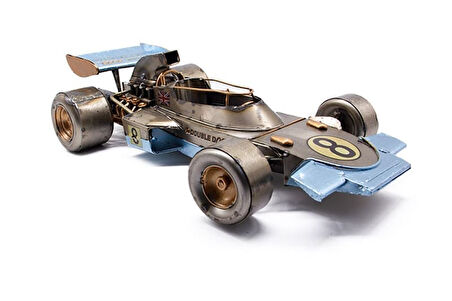 Dekoratif Metal Yarış Arabası