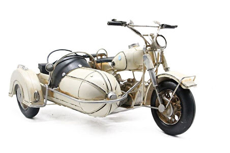 Dekoratif Metal Sepetli Motor