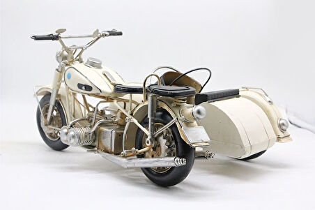 Dekoratif Metal Sepetli Motor