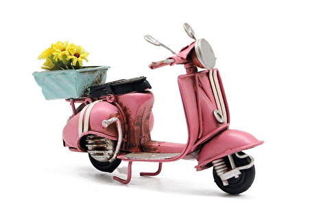 Dekoratif Metal Scooter