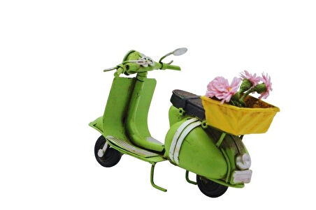 Dekoratif Metal Scooter