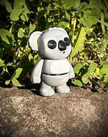 Oyuncak Koala- Eucalyptus Ormanlarının Tıknaz Sakini🐨🌿 3d Hareketli Organik Model- Orta Boy