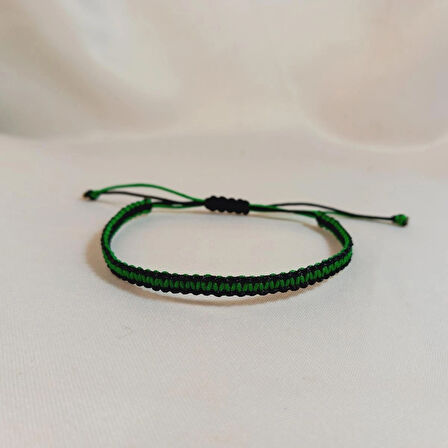 Crystal Atelier Yeşil Siyah Kocaelispor Örgü Bileklik, Kocaelispor Spor Renkleri Taraftar Bilekliği, Makrome Bileklik, Erkek Hediyesi, Maç Aksesuarı, İp Bileklik, Taraftar Bileklik, Unisex Bileklik