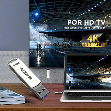 Kodak 64 gb Type C ve USB 3.2 Flash Bellek Otg Çift Giriş Premium