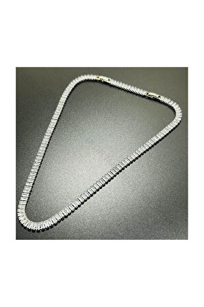 Su Yolu, Zikon Taşlı, Paslanmaz Çelik Kolye 106, Üst Kalite Vıp Ürün