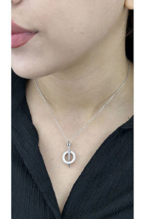 Çivi, Paslanmaz Çelik Kolye 164, Gümüş Renk