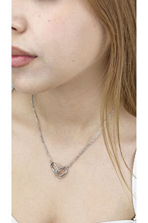 Paslanmaz Çelik Kolye 165, Gümüş Renk