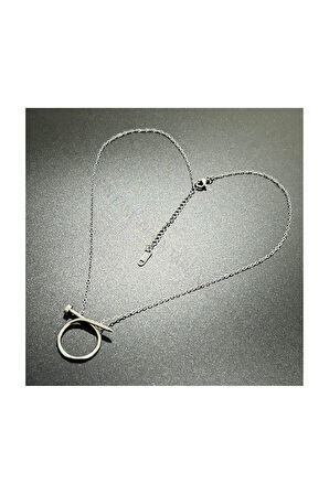 Xxx Çivi Figürlü, Paslanmaz Çelik Kolye 259, Gümüş Renk