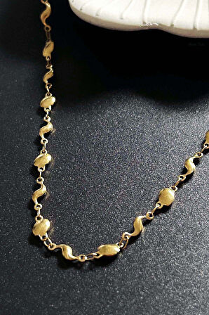 Kolye, Paslanmaz Çelik Kolye 417, Altın Renk