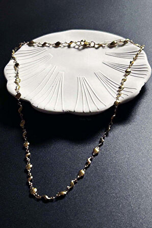 Kolye, Paslanmaz Çelik Kolye 417, Altın Renk