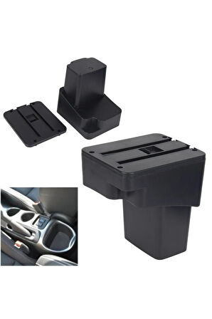 Nissan Juke 2010-2015 Sürgülü Kolçak Kol Dayama 2 Adet USB Lİ Araca Özel Delmesiz Vidasız Montaj