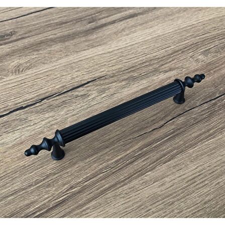 KOLDOOR Mat Siyah Çekmece Dolap Kulpları Mobilya Mutfak Kulpu160 Mm 5 Adet