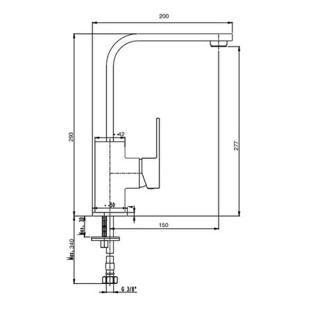 Ar Melia Lavabo Bataryası Kuğu Borulu 102118149