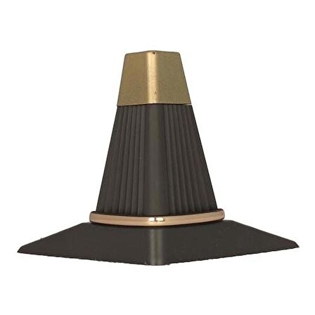 Mobilya Koltuk Ayağı Baza Çekyat Chester Oturma Grubu Ayağı Elmas Siyah Gold 15 CM (16 Adet)