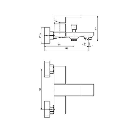 Koldoor Ar Melia 102102499 Gümüş Banyo Bataryası