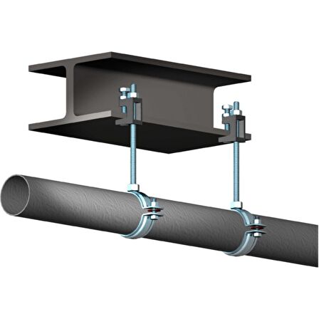 Profil Askı Mengene Somunlu 10 mm 5 Adet