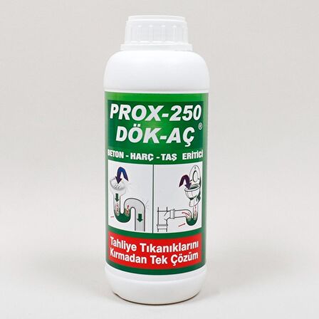 Prox-250 Harç Beton Kum Eritici Lavoba Gider Açıcı 1 Kg